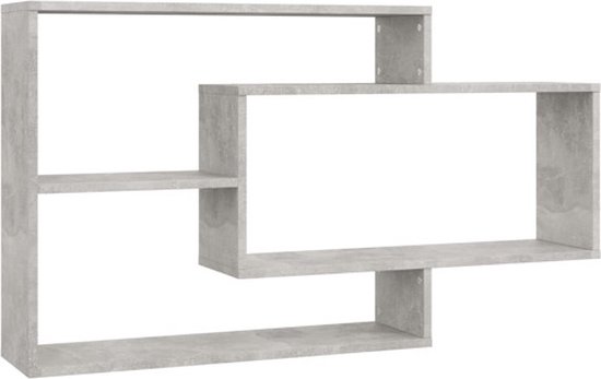 vidaXL-Wandschappen-104x20x58,5-cm-bewerkt-hout-betongrijs