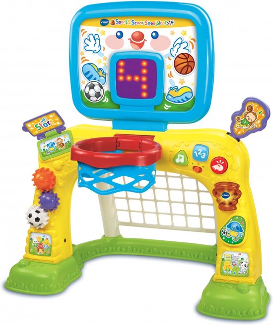 Vtech Baby Sport & Scoor Speelplaats - Interactief Babyspeelgoed - Educatief Speelgoed - Leren Tellen