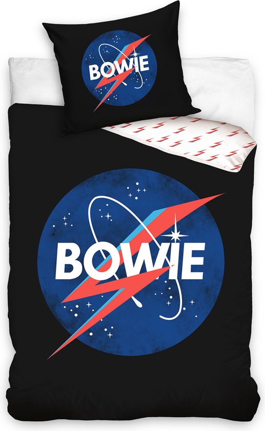 David Bowie Housse de couette Ziggy Stardust - Simple - 140 x 200 cm - Katoen