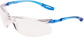 3M Kunststof Veiligheidsbril helder blauw montuur - Polycarbonaat