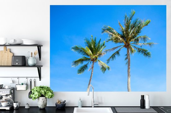 Stickers muraux - Palmier - Été - Tropical - 160x120 cm - Film Adhésif XXL