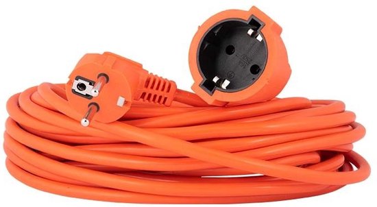 Topgear Rallonge / cordon de jardin orange 20 mètres