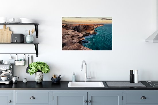 Poster Bunda Cliffs 90x60 cm - Tirage photo sur Poster (décoration murale salon / chambre)