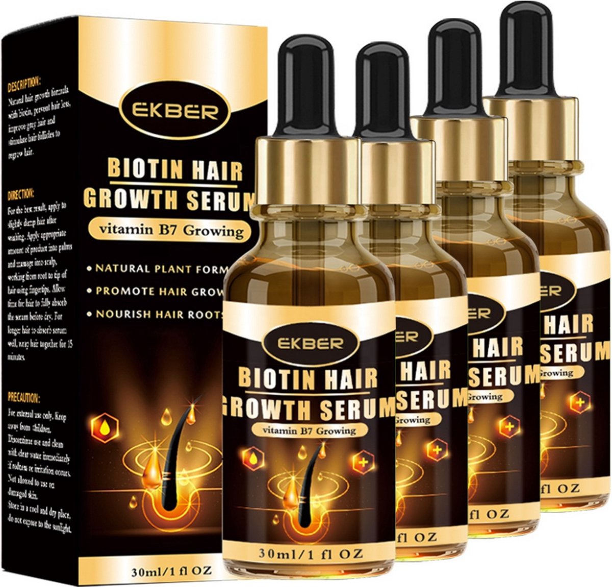 Haargroei Serum Anti Haaruitval Haargroei Producten Mannen Vrouwen alternatief...