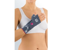 Medi - Manumed Active Polsbrace - Silver - Kant: Links, Maat (polsomtrek): Maat 3: 17 - 19 cm