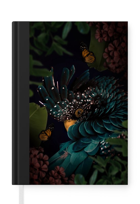 Carnet - Carnet d'écriture - Cacatoès - Vogel - Jungle - Carnet - Format A5 - Bloc-notes