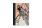 Carnet - Cahier d'écriture - Japonais - Paon - Arbre - Ressorts - Carnet - Taille A5 - Bloc-notes