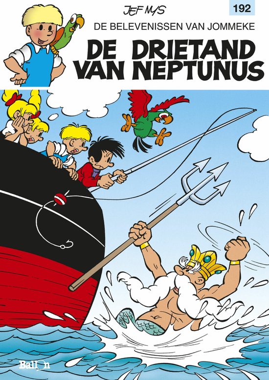 Cover van het boek 'Jommeke: 192 De drietand van Neptunus'