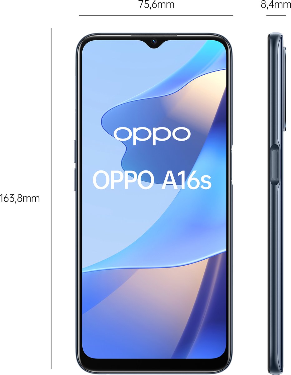 OPPO A16s 4GB/64GB Crystal Black
