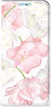 Stand Case Hoesje Cadeau voor Mama Xiaomi Redmi Note 11/11S Smart Cover Mooie Bloemen