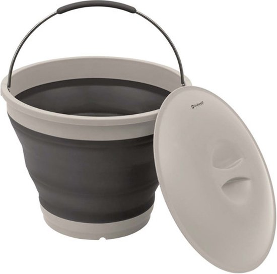Outwell - Emmer - met - deksel - inklapbaar - 7,5 - L - donkermarineblauw van Outwell — afbeelding 2
