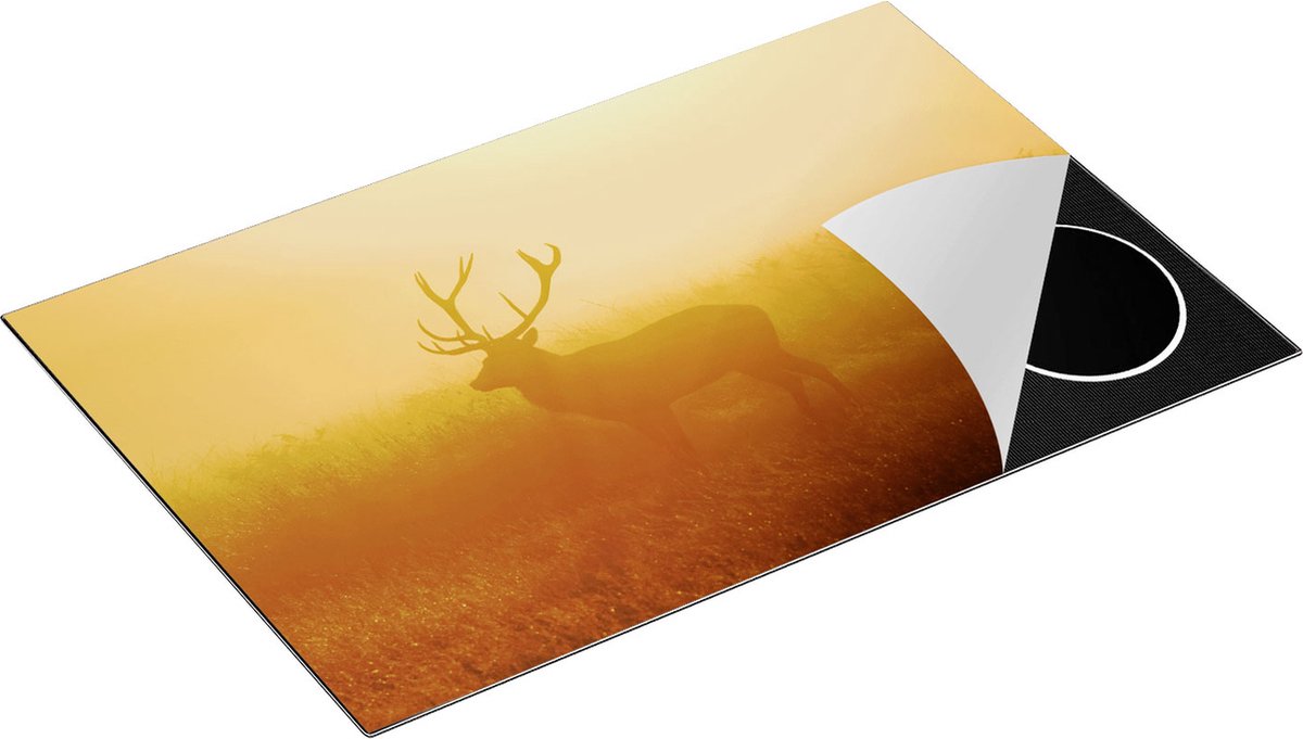 Chefcare Inductie Beschermer Hert tijdens de Mist - 81,6x52,7 cm - Afdekplaat Inductie - Kookplaat Beschermer - Inductie Mat