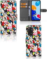 Wallet Book Case Xiaomi Redmi Note 11/11S Telefoon Hoesje Birds