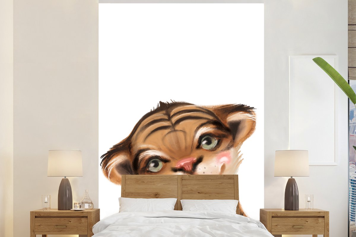 Behang Droomdieren - Lieflijk kinderkamer behang vol vrolijke dieren - Stories on the Wall