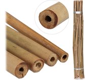 Relaxdays bamboestokken - set van 50 - plantenstokken - 60 cm - rankhulp - natuur