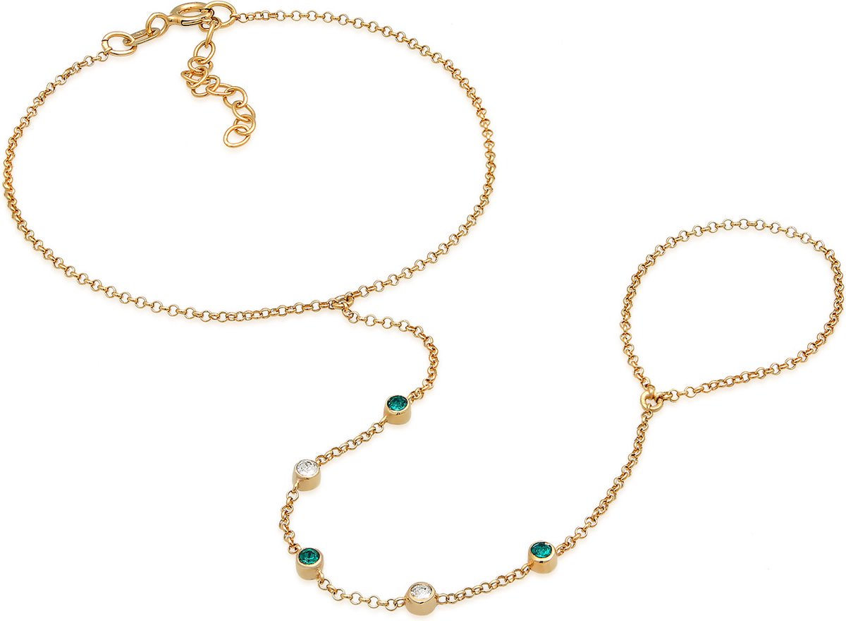 Elli Halsketting dames sleutel hart liefdessleutel in 925 sterling zilver, 450, Facetgeslepen, Zonder