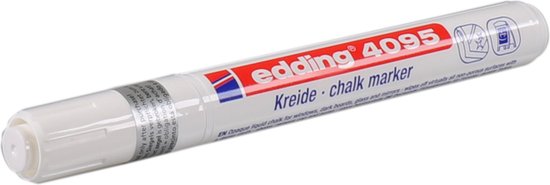 edding Krijtmarker 4095 2 - 3 mm, wit
