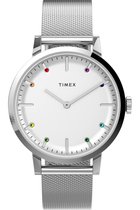 Timex Midtown TW2V36900 Horloge - Staal - Zilverkleurig - Ø 36 mm