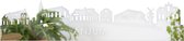 Skyline Anjum Spiegel - 80 cm - Woondecoratie - Wanddecoratie - Meer steden beschikbaar - Woonkamer idee - City Art - Steden kunst - Cadeau voor hem - Cadeau voor haar - Jubileum - Trouwerij - WoodWideCities