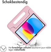 iMoshion Tablet Hoes Kinderen Geschikt voor iPad 10.9 (2022) - iMoshion Kidsproof Backcover met handvat - Lichtroze