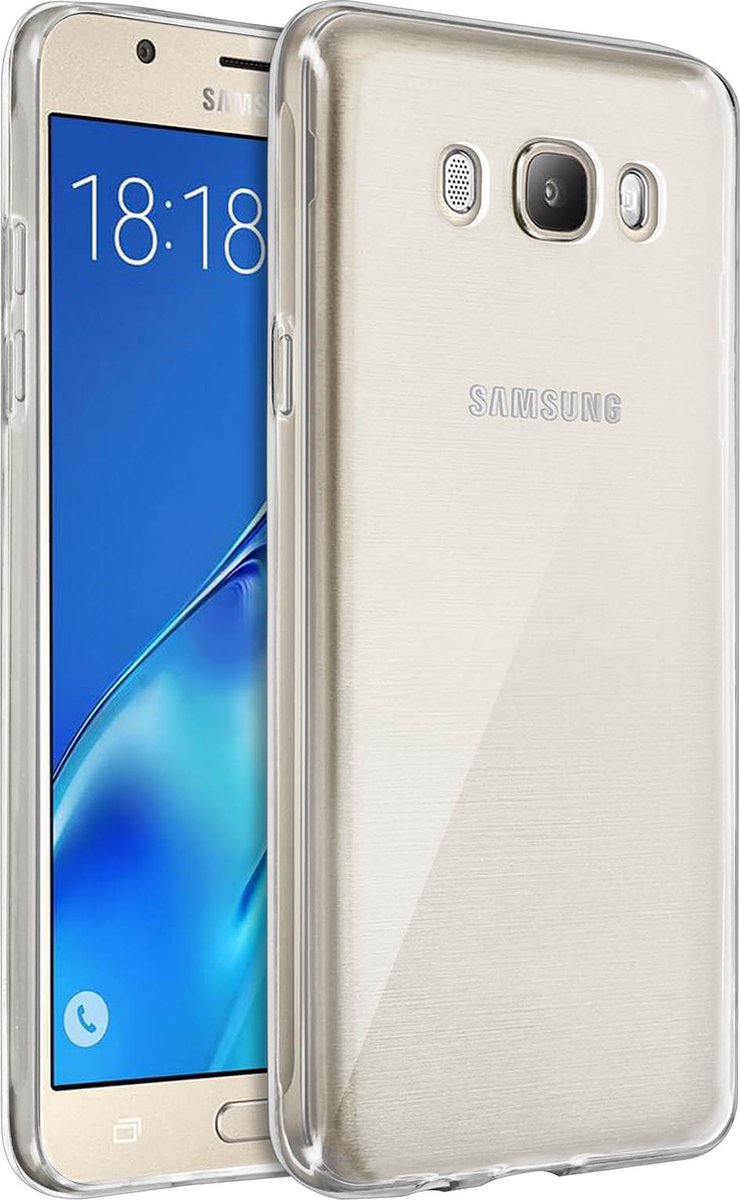Avizar Hoes Geschikt voor Samsung Galaxy J5 2016 Ultrafijne siliconengel, Transparant