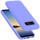 Cadorabo Hoesje voor Samsung Galaxy NOTE 8 in LIQUID LICHT PAARS - Beschermhoes gemaakt van flexibel TPU silicone Case Cover