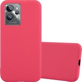 Coque Cadorabo pour Realme GT 2 PRO en CANDY RED - Housse de protection en silicone TPU flexible