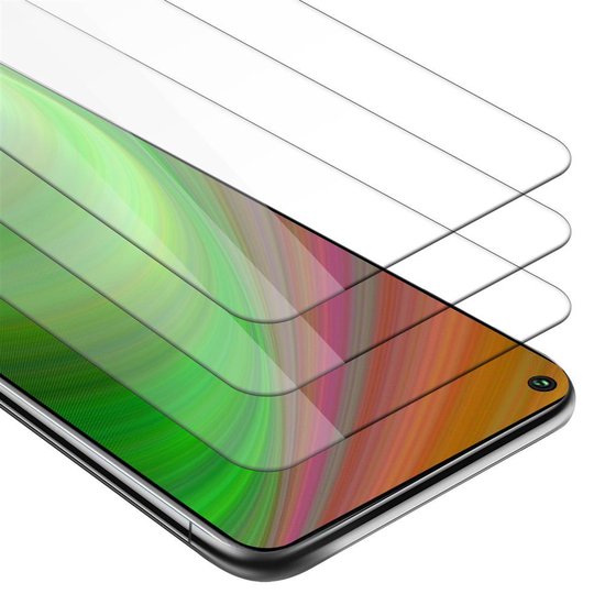 Cadorabo 3x Screenprotector geschikt voor Honor 20 PRO - Beschermende Pantser Film in KRISTALHELDER - Getemperd (Tempered) Display beschermend glas in 9H hardheid met 3D Touch