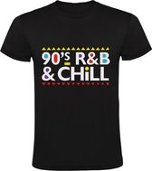 90's R&B & Chill Heren T-shirt | muziek | RNB | Jaren 90 | muziek luisteren | festival