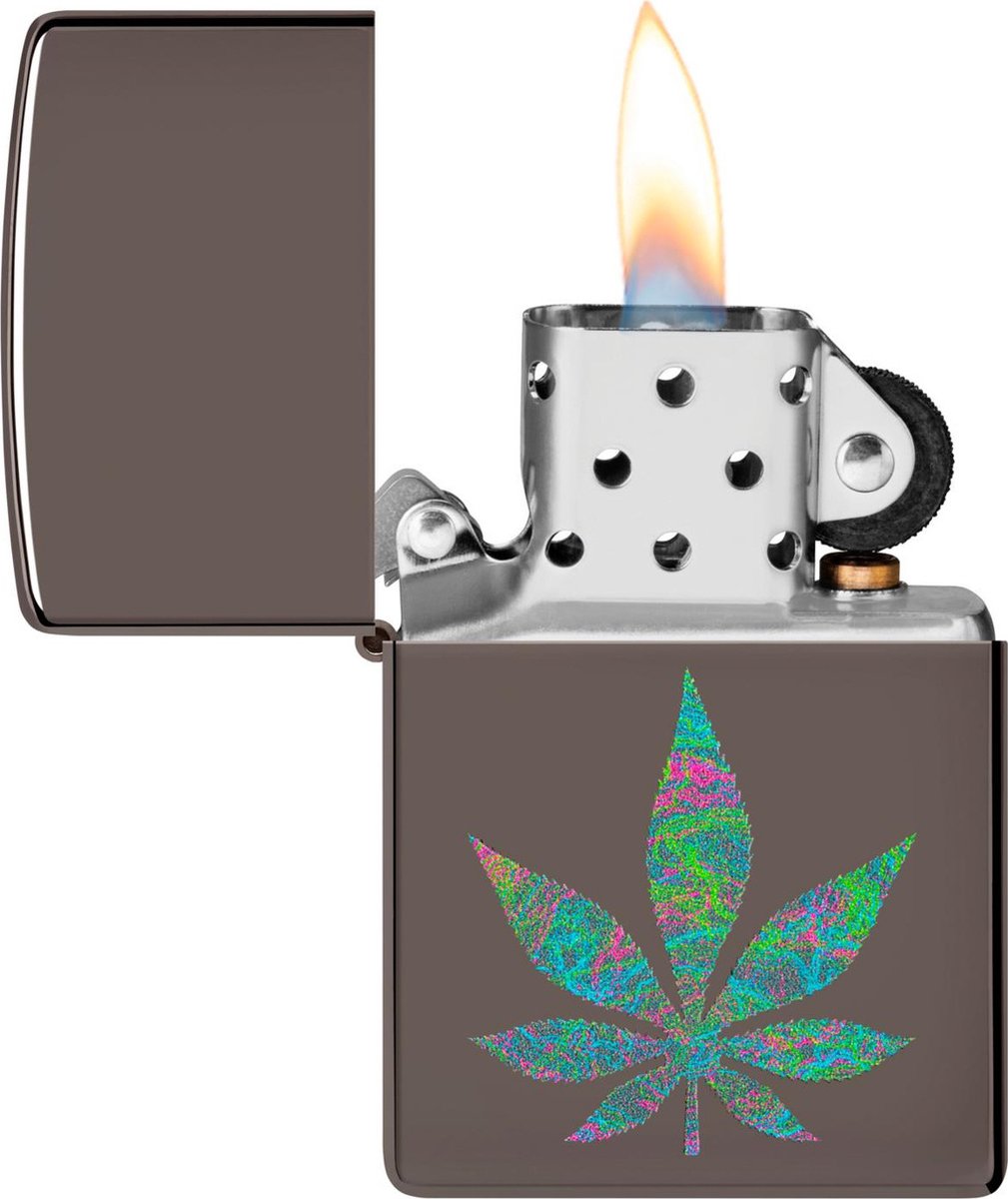 Goedkoopste Aansteker Zippo Funky Cannabis