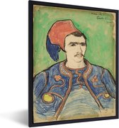 Fotolijst incl. Poster - De Zouaaf - Vincent van Gogh - 60x80 cm - Posterlijst