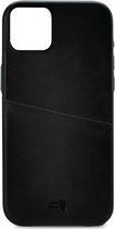 Senza - iPhone 14 Plus Hoesje - Echt Leren Back Case Zwart