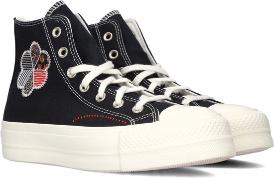 Converse Chuck Taylor All Star Lift Hi Hoge sneakers - Dames - Zwart - Maat  39 | bol.com
