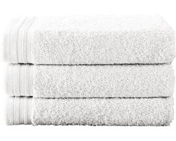 De Witte Lietaer Handdoeken Imagine White 50 x 100 cm - 3 stuks - Katoen