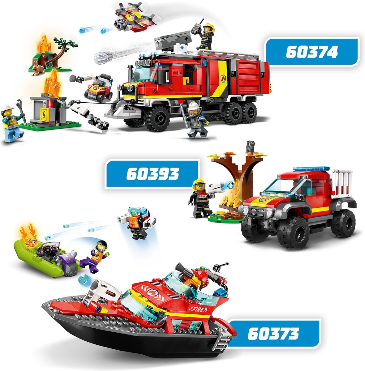 LEGO® 60393 Sauvetage en tout-terrain des pompiers LEGO® City - VELIS  Spielwaren GmbH