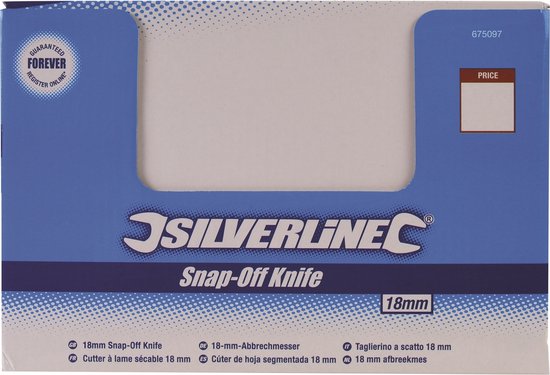 Silverline 18mm Snap-Off Knife Display Box 36pcs (675097
