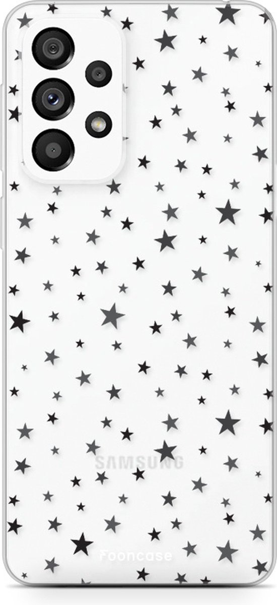 Samsung Galaxy A52 / A52s hoesje TPU Soft Case - Back Cover - Stars / Sterretjes