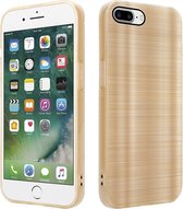 Cadorabo Hoesje geschikt voor Apple iPhone 7 PLUS / 7S PLUS / 8 PLUS in Brushed Goud - Beschermhoes Case Cover van flexibel TPU silicone in Brushed design