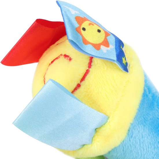 Igoods Knuffelbeer - Pluchen Speelgoed Voor Baby - Rammelaar - Maxi Cosi Spiraal van Igoods — afbeelding 3
