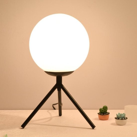 YWXLight moderne minimalistische ronde tafellamp naast lamp Nachtlampje met  statief... | bol.com