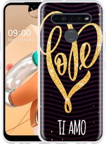 LG K41S Hoesje Ti Amo - Designed by Cazy