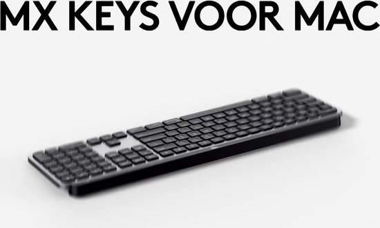 Logitech MX Keys f/ Mac clavier RF sans fil + Bluetooth AZERTY Français  Gris | bol.com