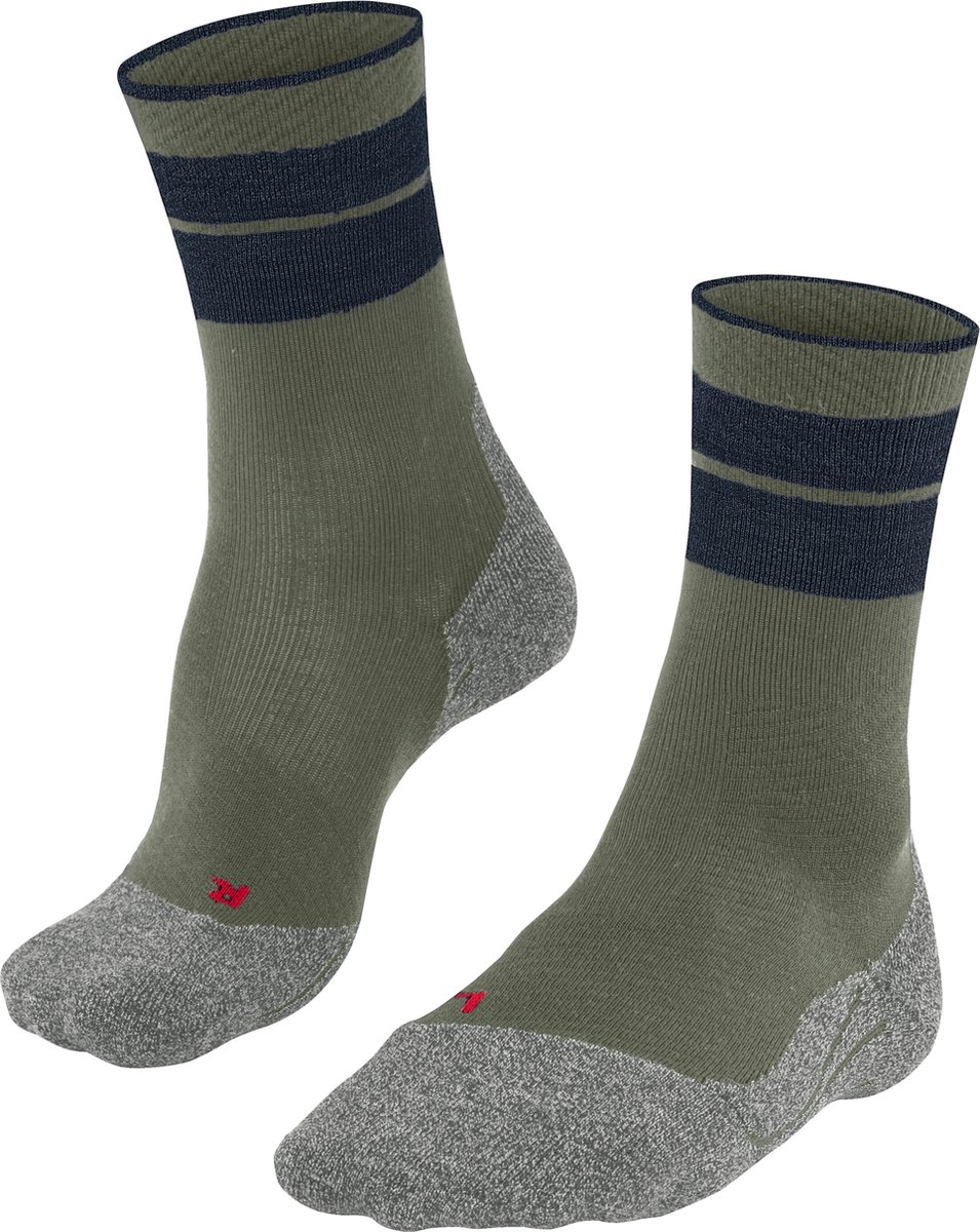 FALKE TK Stabilizing Wandelen anti blaren anti zweet merino wol sportsokken heren Groen