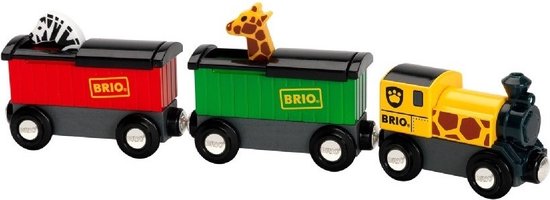 BRIO Trein met Safari Dieren - 33722 - Treinbaanonderdeel