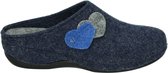 Westland CHOLET 02 - Dames pantoffels - Kleur: Blauw - Maat: 38