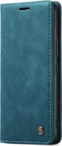 CaseMe - Coque de téléphone adaptée au Samsung Galaxy A54 5G - Wallet Book Case - Blauw