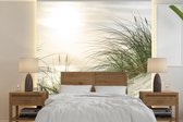 Behang - Fotobehang Duin - Waddeneilanden - Water - Breedte 260 cm x hoogte 260 cm