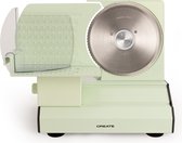 CREATE CHEF SLICE - Elektrische snijmachine - 200W - 0,1 tot 20 mm dik - Pastelgroen