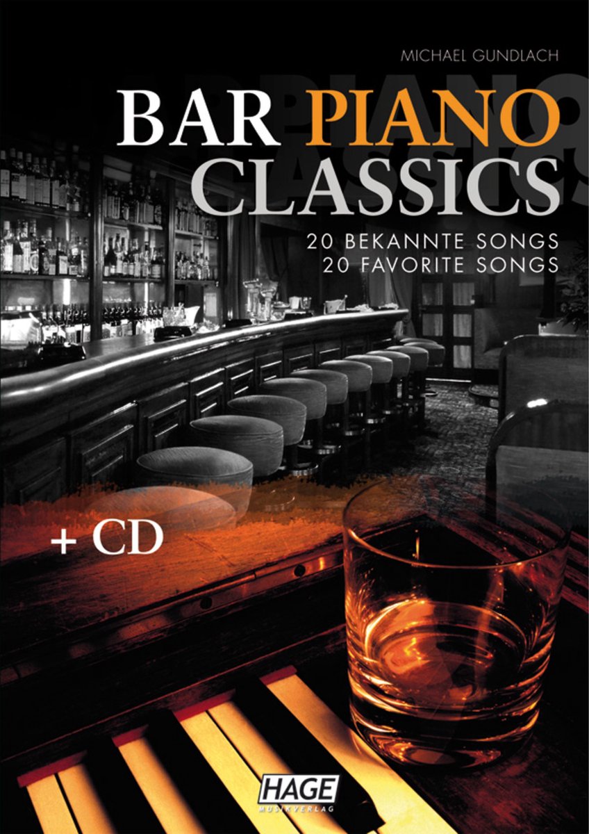 Hage Musikverlag Bar Piano Classics PVG - Diverse songbooks