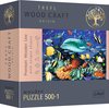Trefl - Puzzles - "500+1 Wooden Puzzles" - Sea Life